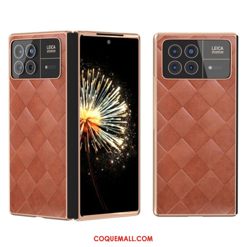 Coque Xiaomi Mix Fold 3 Motif Tissé