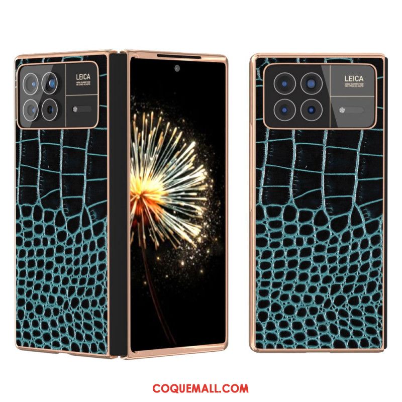 Coque Xiaomi Mix Fold 3 Style Crocodile