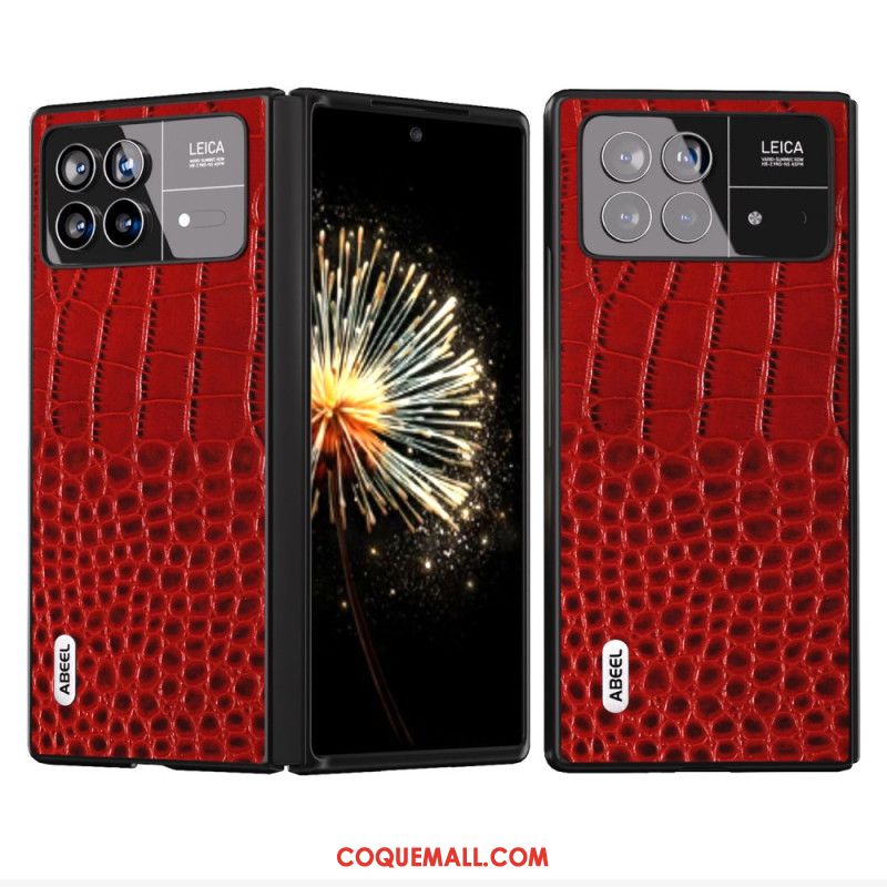 Coque Xiaomi Mix Fold 3 Texture Crocodile ABEEL