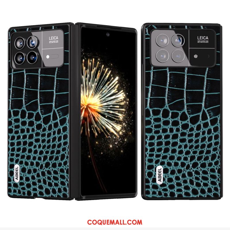 Coque Xiaomi Mix Fold 3 Texture Crocodile ABEEL