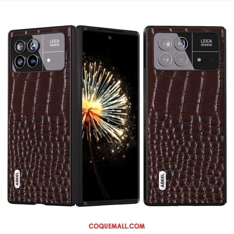 Coque Xiaomi Mix Fold 3 Texture Crocodile ABEEL