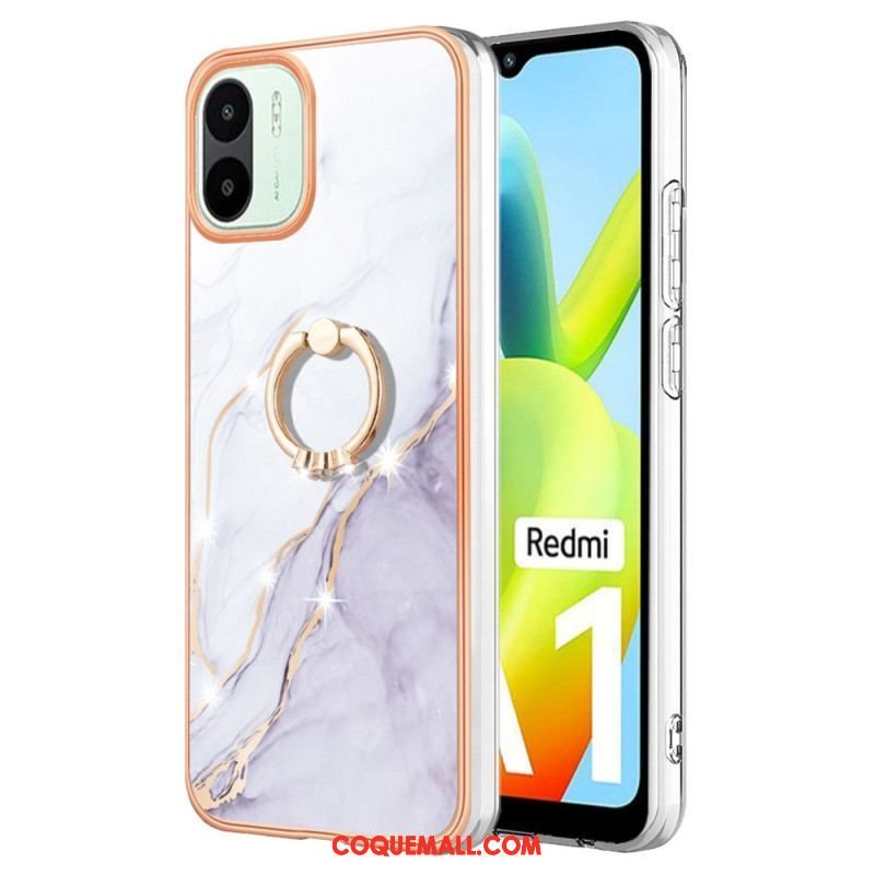 Coque Xiaomi Redmi A1 Marbre avec Anneau-Support