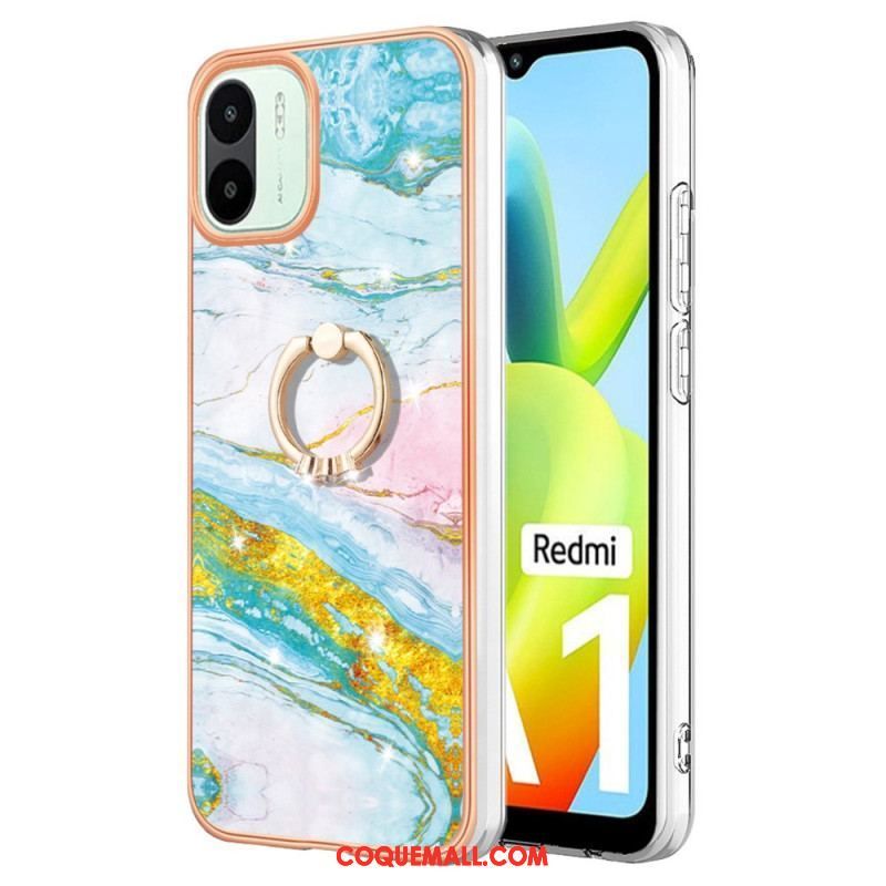 Coque Xiaomi Redmi A1 Marbre avec Anneau-Support