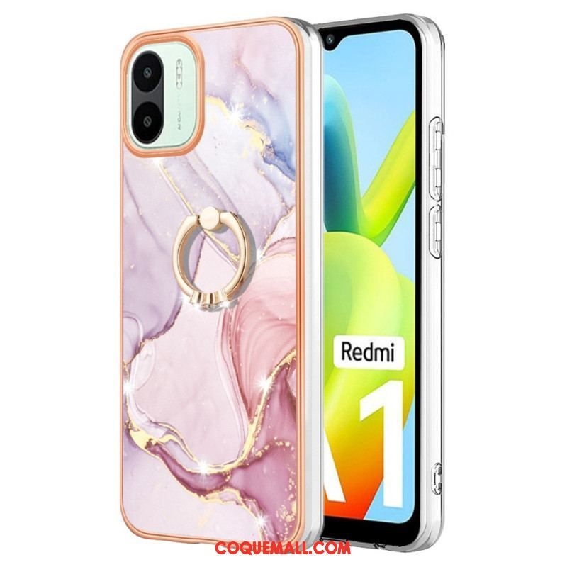 Coque Xiaomi Redmi A1 Marbre avec Anneau-Support