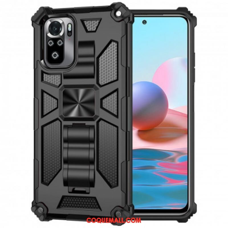 Coque Xiaomi Redmi Note 10/10S/Poco M5s Détachable avec Support Amovible