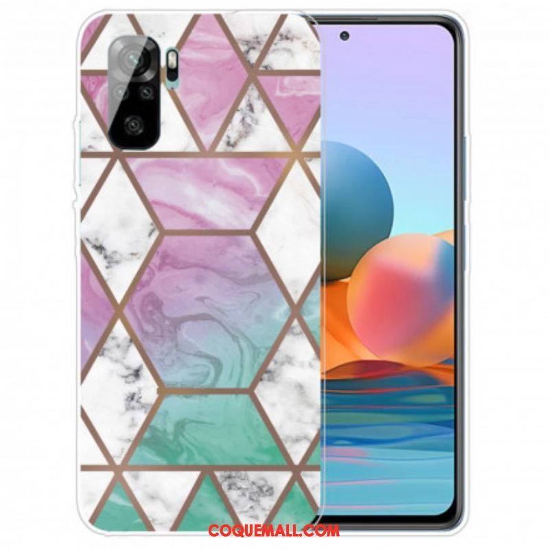 Coque Xiaomi Redmi Note 10/10S/Poco M5s Motif Marbre