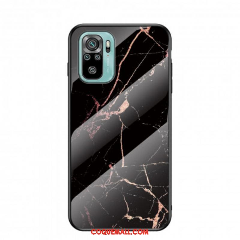 Coque Xiaomi Redmi Note 10/10S/Poco M5s Verre Trempé Marble Colors