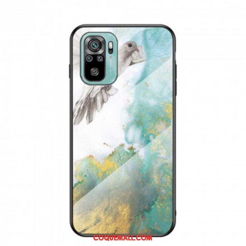 Coque Xiaomi Redmi Note 10/10S/Poco M5s Verre Trempé Marble Colors