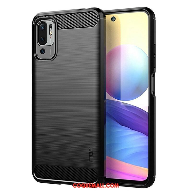 Coque Xiaomi Redmi Note 10 5G / Poco M3 Pro 5G Fibre Carbone Brossée MOFI