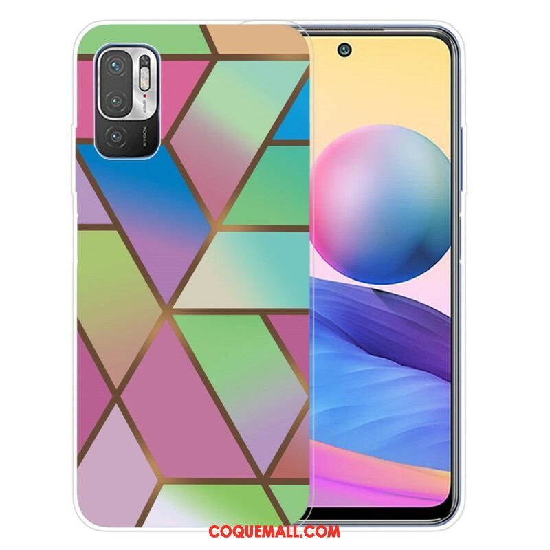 Coque Xiaomi Redmi Note 10 5G / Poco M3 Pro 5G Marbre Géométrique