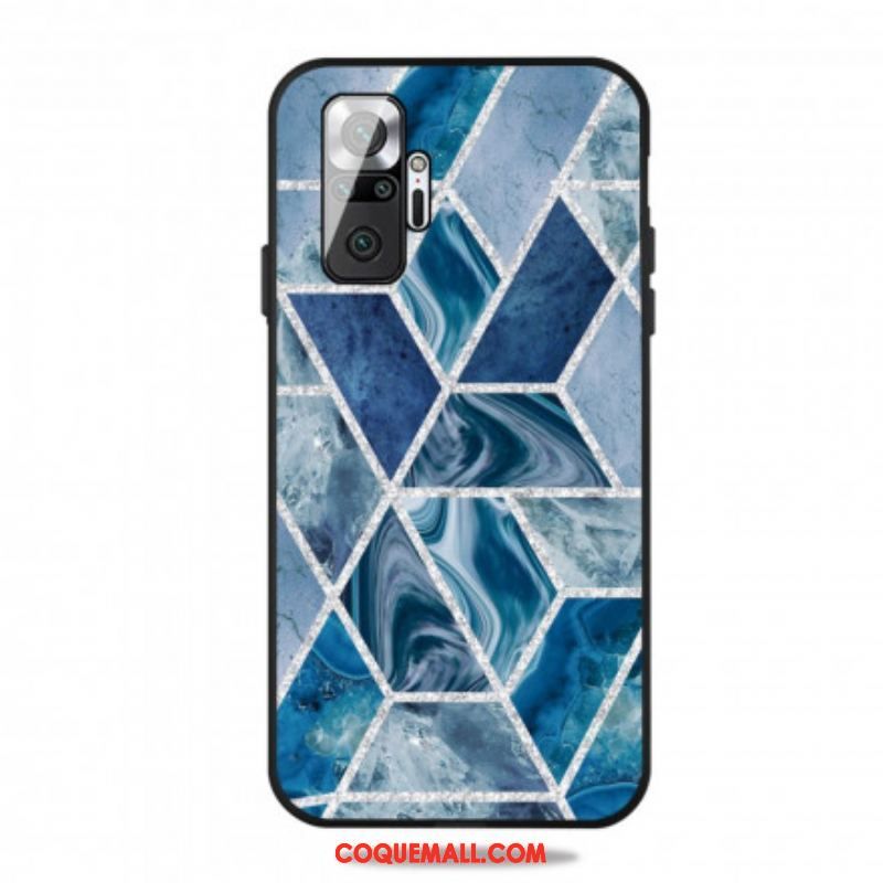 Coque Xiaomi Redmi Note 10 Pro Marbre Paillettes