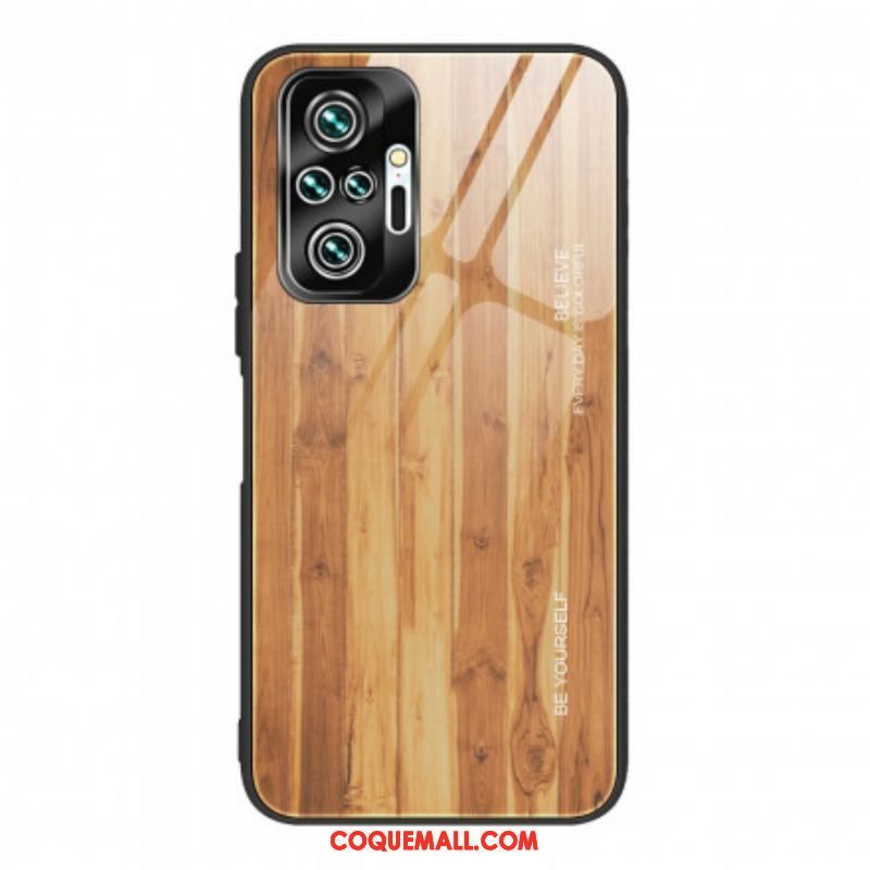 Coque Xiaomi Redmi Note 10 Pro Verre Trempé Design Bois