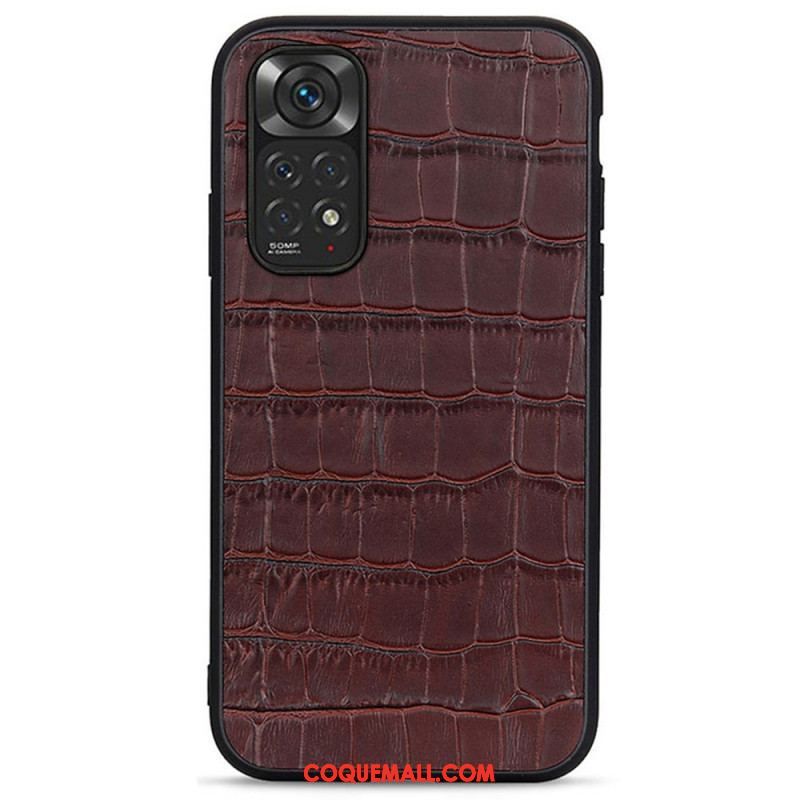 Coque Xiaomi Redmi Note 11 / 11s Effet Peau de Crocodile