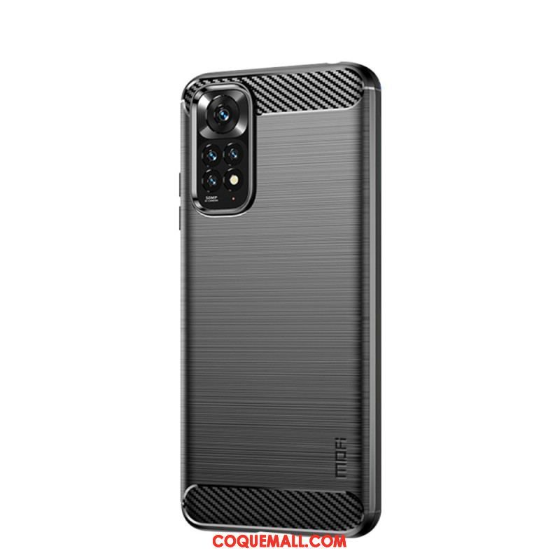 Coque Xiaomi Redmi Note 11 / 11s Fibre Carbone Brossée MOFI