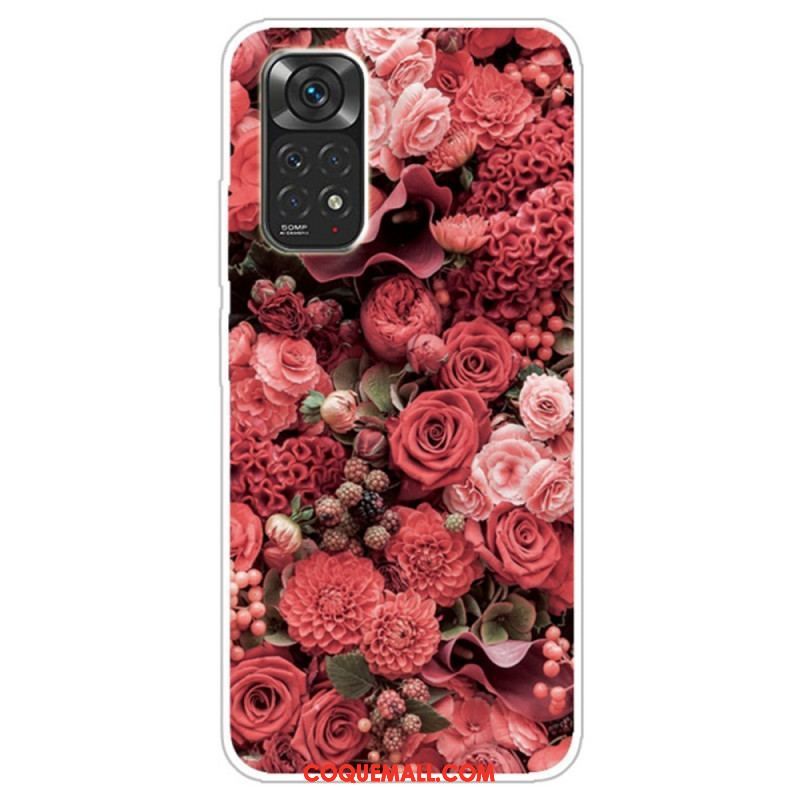 Coque Xiaomi Redmi Note 11 / 11s Fleurs Intenses