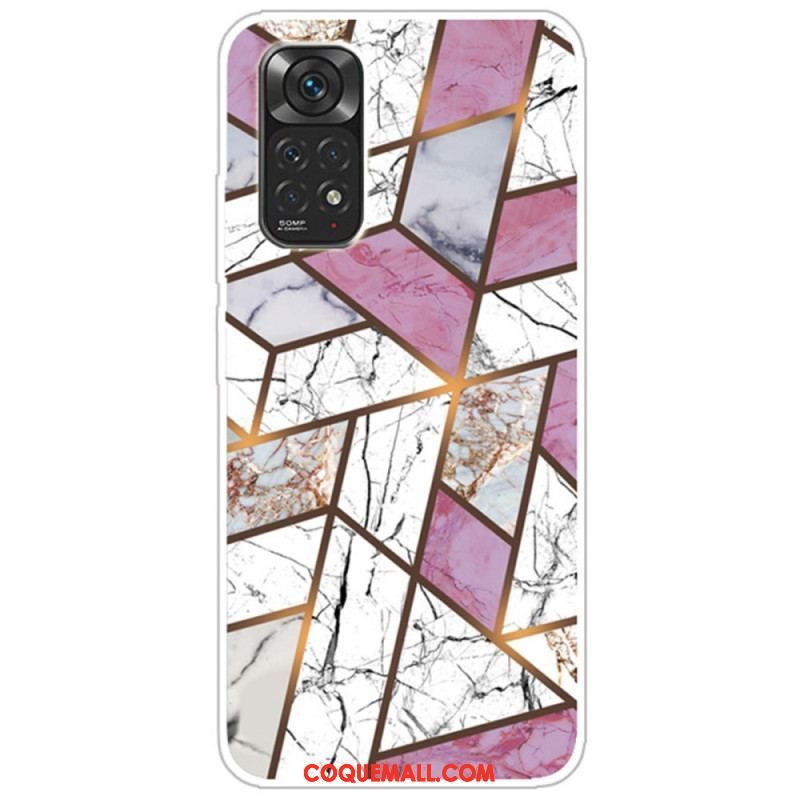 Coque Xiaomi Redmi Note 11 / 11s Marbre Géométrie