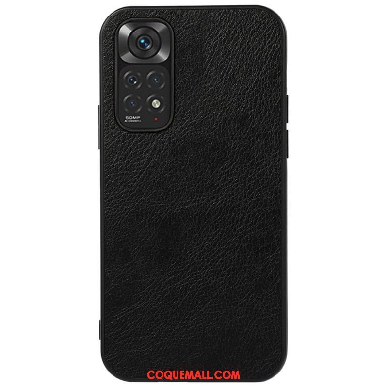 Coque Xiaomi Redmi Note 11 / 11s Simili Cuir Litchi