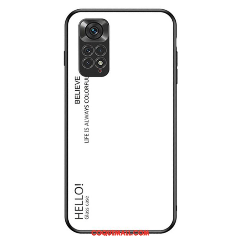 Coque Xiaomi Redmi Note 11 / 11s Verre Trempé Hello