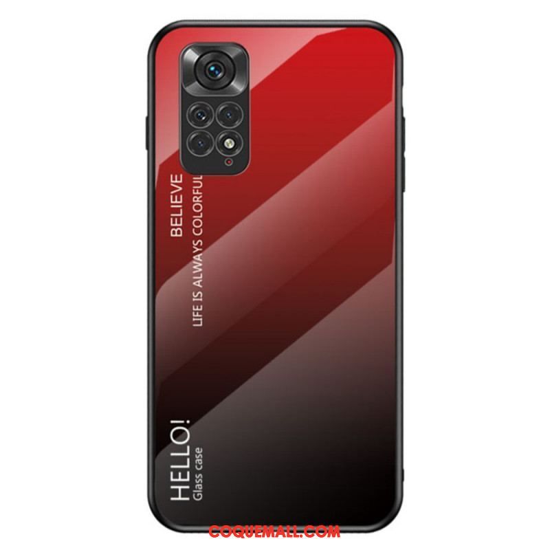 Coque Xiaomi Redmi Note 11 / 11s Verre Trempé Hello