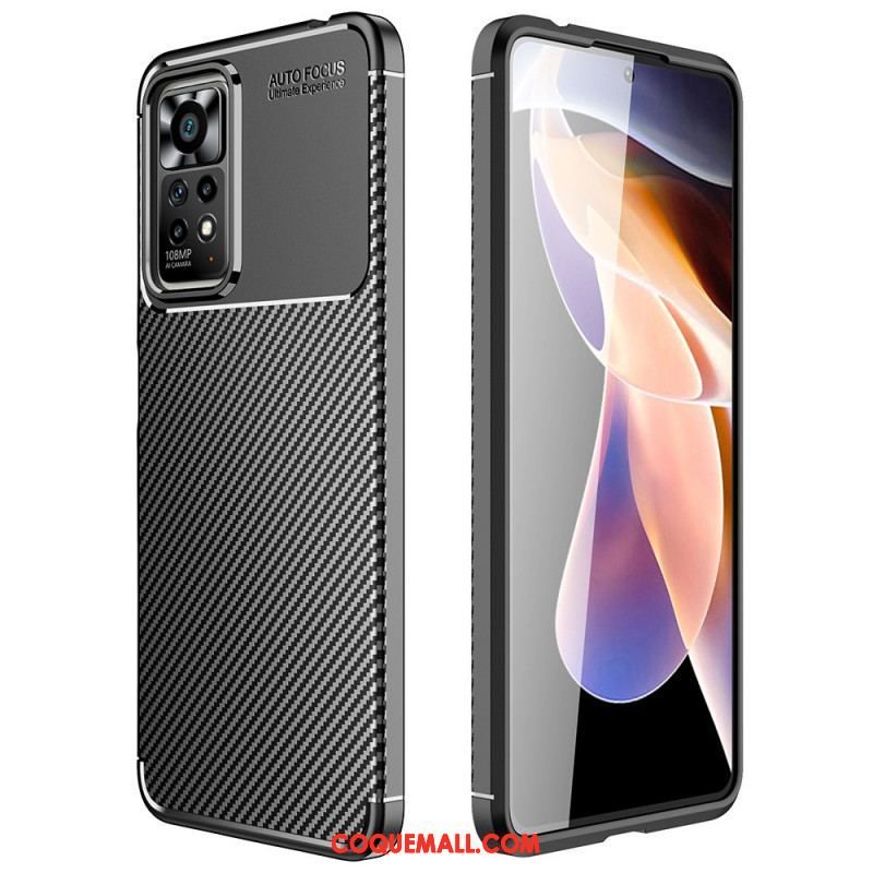 Coque Xiaomi Redmi Note 11 Pro / Note 11 Pro 5G Flexible Fibre Carbone