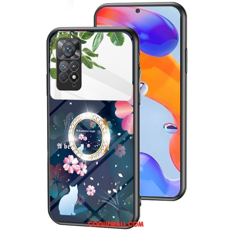 Coque Xiaomi Redmi Note 11 Pro / Note 11 Pro 5G Miroir avec Anneau Rotatif