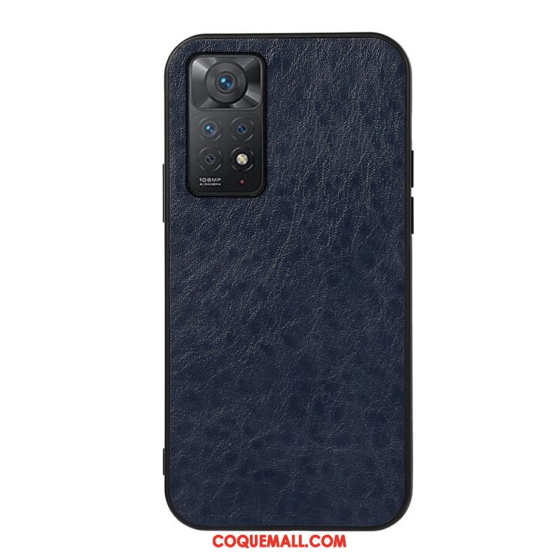 Coque Xiaomi Redmi Note 11 Pro / Note 11 Pro 5G Simili Cuir Texturé