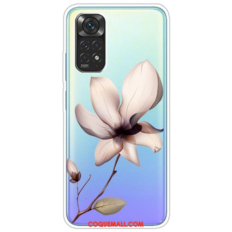 Coque Xiaomi Redmi Note 11 Pro /  Note 11 Pro 5G Transparente Fleur