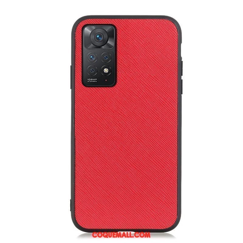 Coque Xiaomi Redmi Note 11 Pro / Note 11 Pro 5G Véritable Cuir Texturé