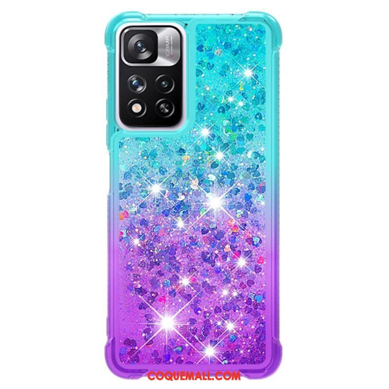 Coque Xiaomi Redmi Note 11 Pro Plus 5G Paillettes Color