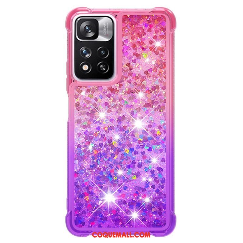 Coque Xiaomi Redmi Note 11 Pro Plus 5G Paillettes Color