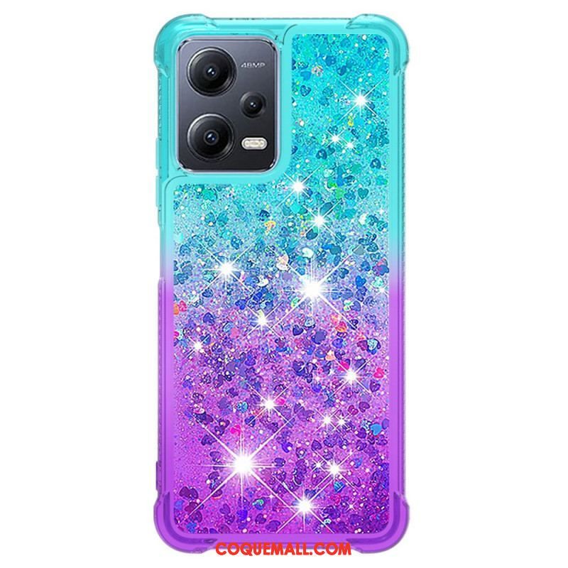 Coque Xiaomi Redmi Note 12/Poco X5 5G Paillettes Color