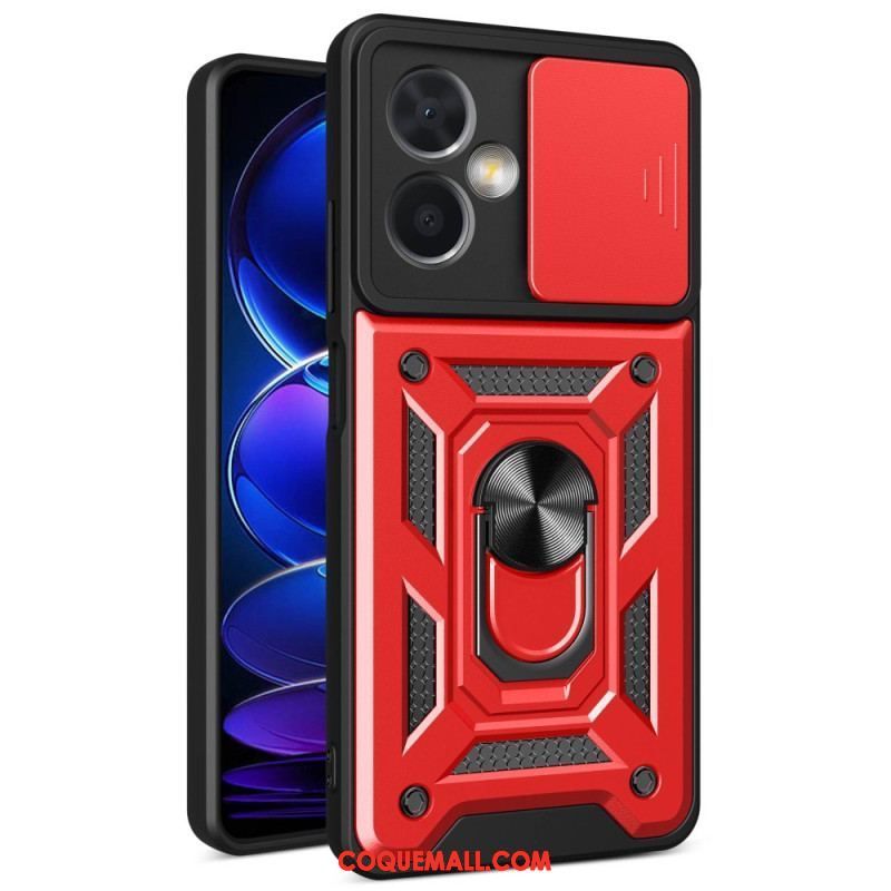 Coque Xiaomi Redmi Note 12/Poco X5 5G Protège Appareil Photo et Support