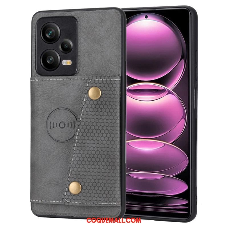 Coque Xiaomi Redmi Note 12 Pro/Poco X5 Pro 5G Porte-Cartes Support