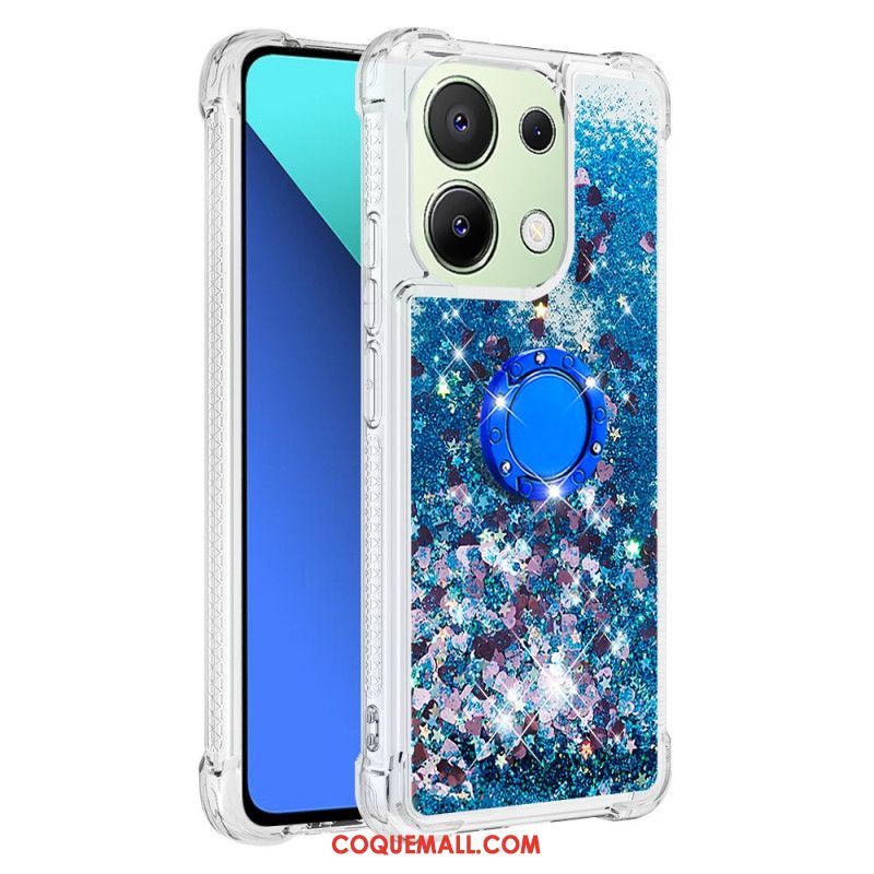 Coque Xiaomi Redmi Note 13 4G Anneau-Support Paillettes