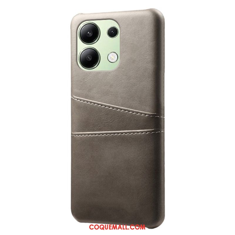 Coque Xiaomi Redmi Note 13 4G Effet Cuir Porte-Cartes