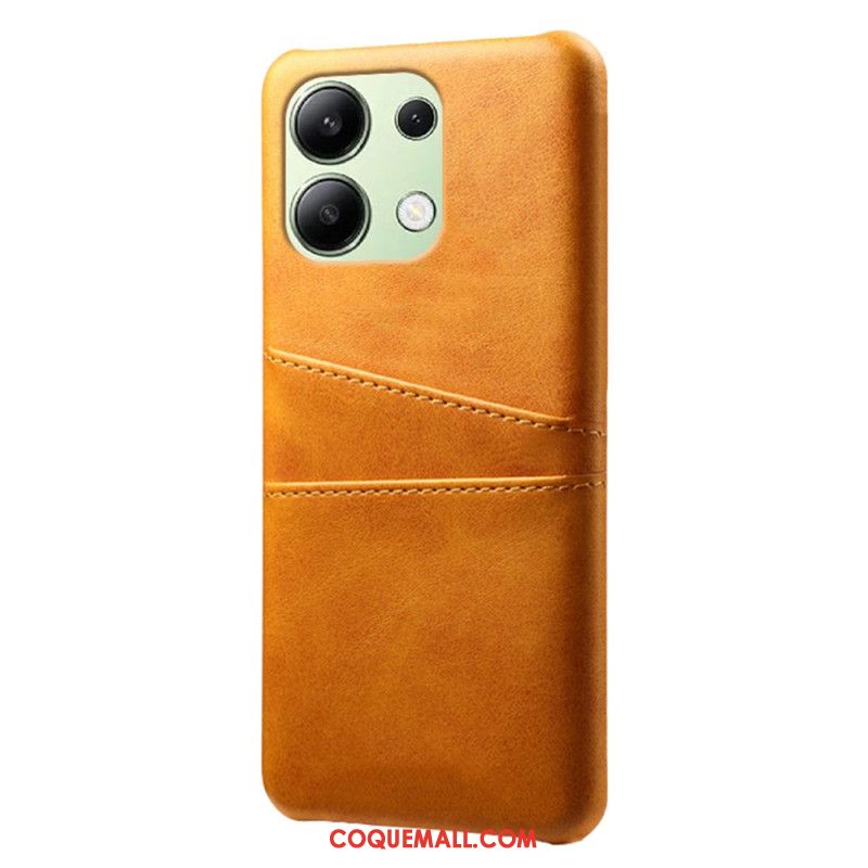 Coque Xiaomi Redmi Note 13 4G Effet Cuir Porte-Cartes