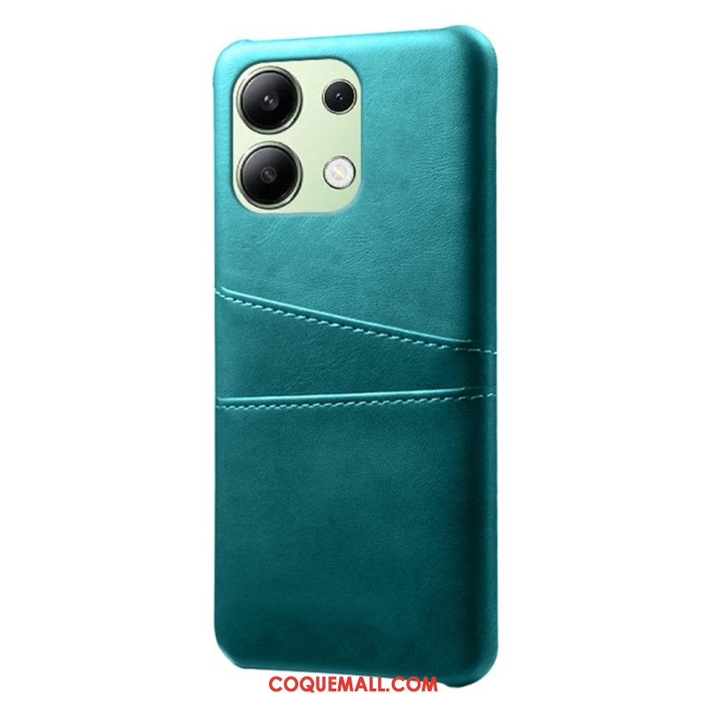 Coque Xiaomi Redmi Note 13 4G Effet Cuir Porte-Cartes