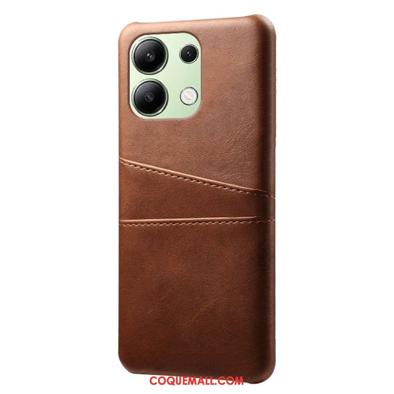 Coque Xiaomi Redmi Note 13 4G Effet Cuir Porte-Cartes