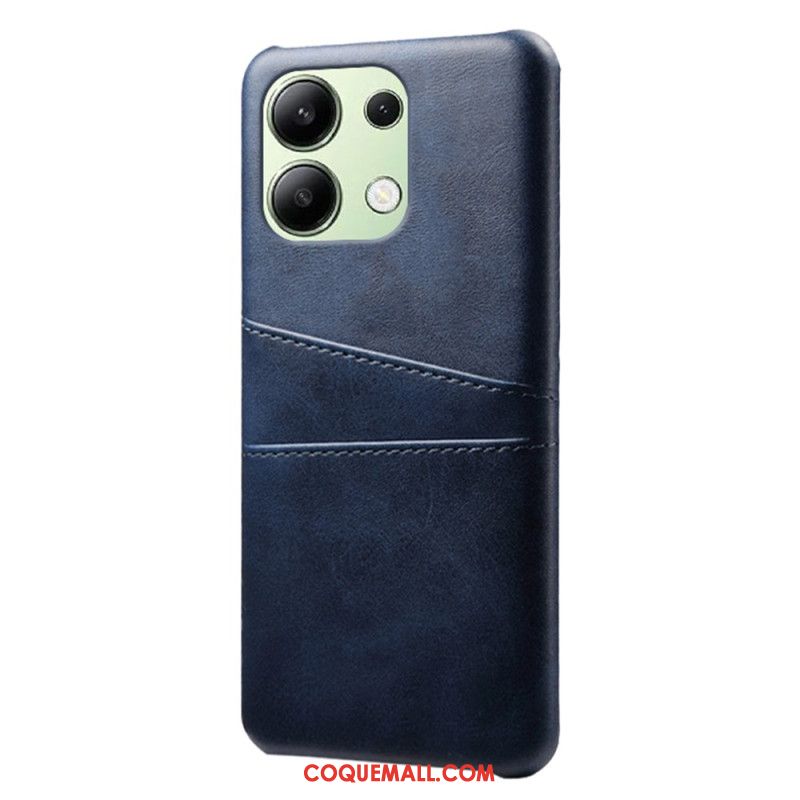 Coque Xiaomi Redmi Note 13 4G Effet Cuir Porte-Cartes