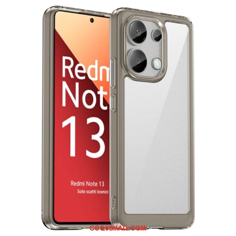 Coque Xiaomi Redmi Note 13 4G Hybride Rebords Colorés