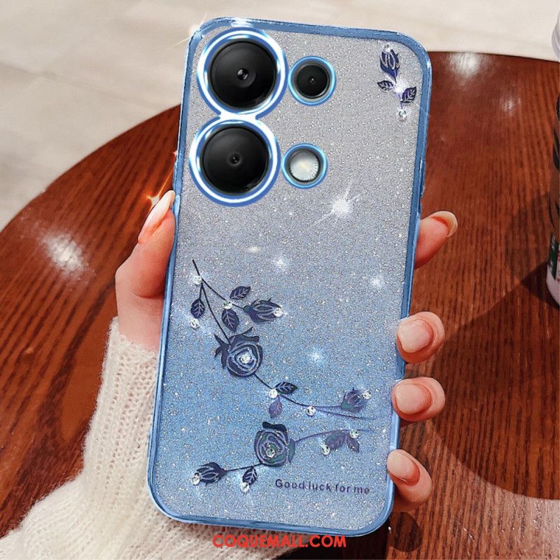 Coque Xiaomi Redmi Note 13 4G Paillettes et Strass