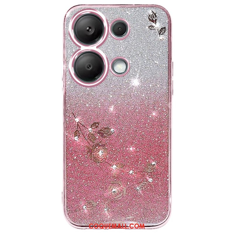 Coque Xiaomi Redmi Note 13 4G Paillettes et Strass