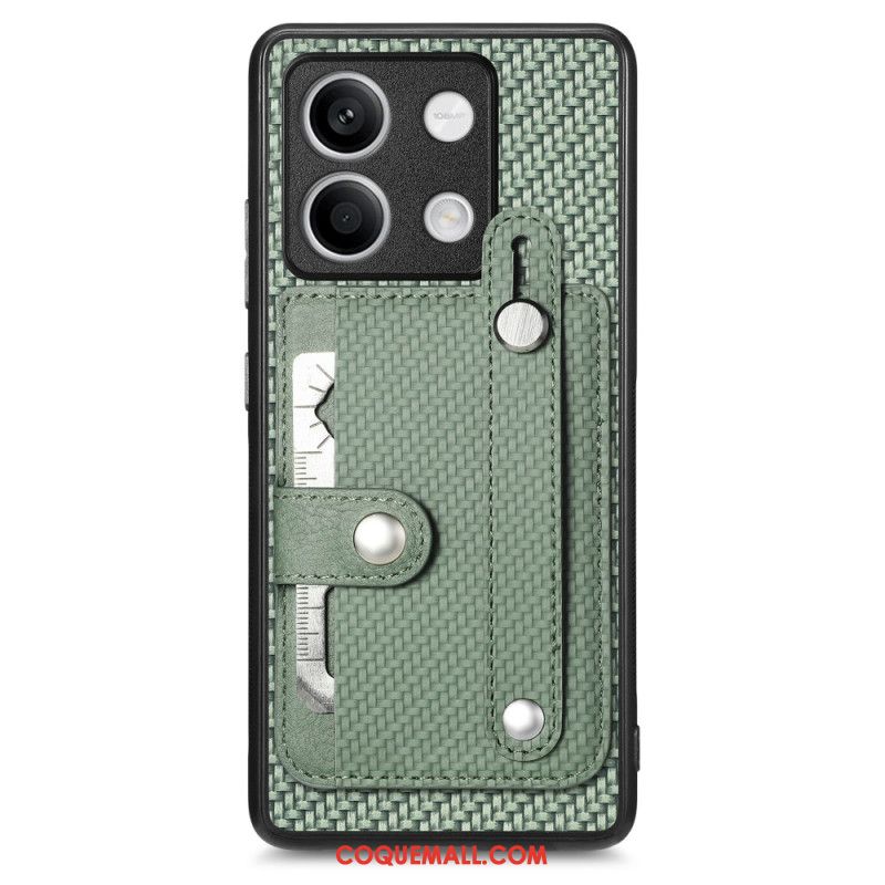 Coque Xiaomi Redmi Note 13 4G Porte-Cartes et Sangle