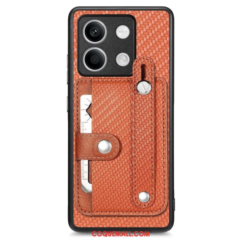 Coque Xiaomi Redmi Note 13 4G Porte-Cartes et Sangle