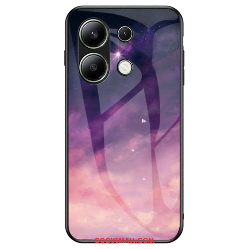 Coque Xiaomi Redmi Note 13 4G Verre Trempé Ciel Étoilé