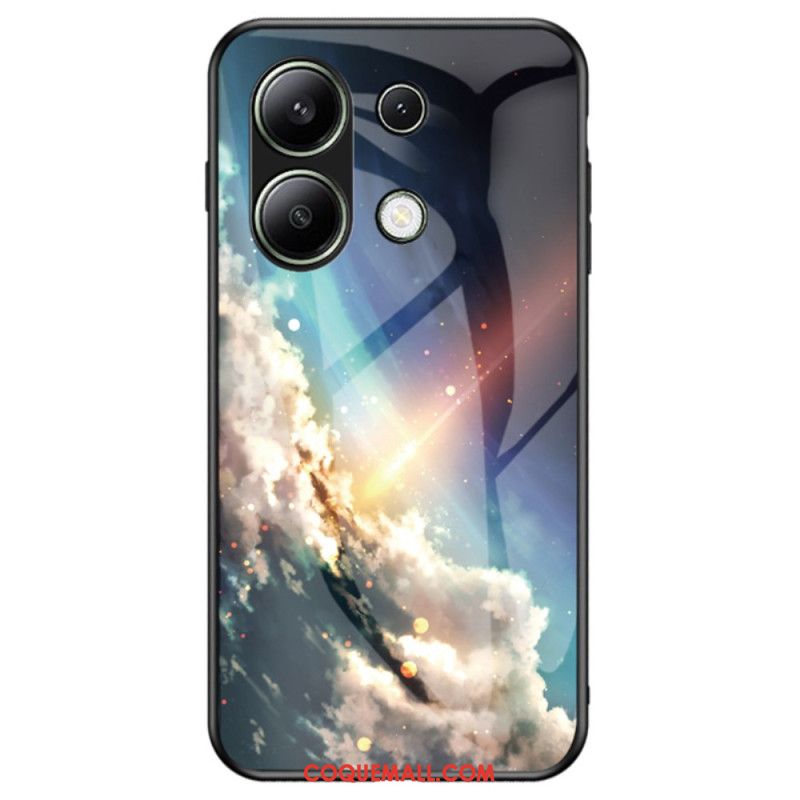 Coque Xiaomi Redmi Note 13 4G Verre Trempé Ciel Étoilé