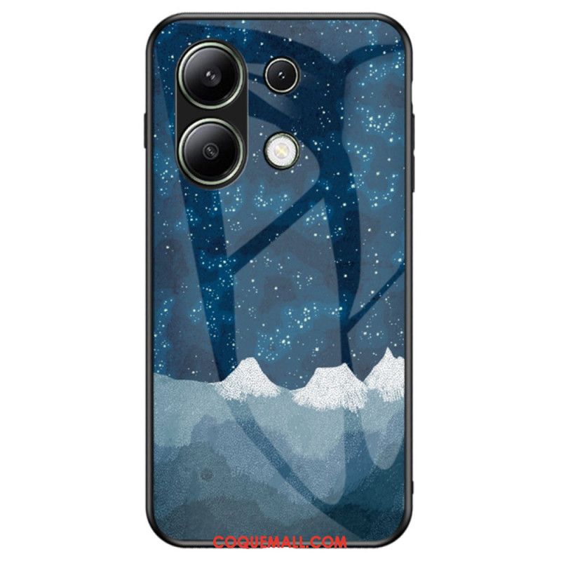 Coque Xiaomi Redmi Note 13 4G Verre Trempé Ciel Étoilé