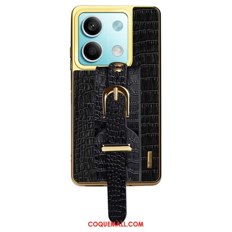 Coque Xiaomi Redmi Note 13 5G Design Bracelet et Texture Crocodile