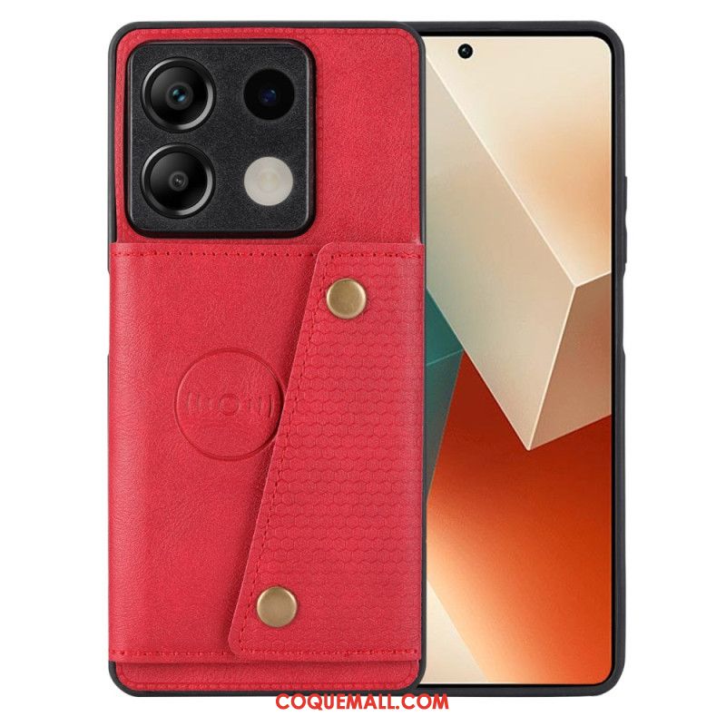 Coque Xiaomi Redmi Note 13 5G Effet Cuir Porte-Cartes