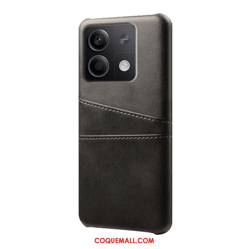 Coque Xiaomi Redmi Note 13 5G Effet Cuir Porte-Cartes